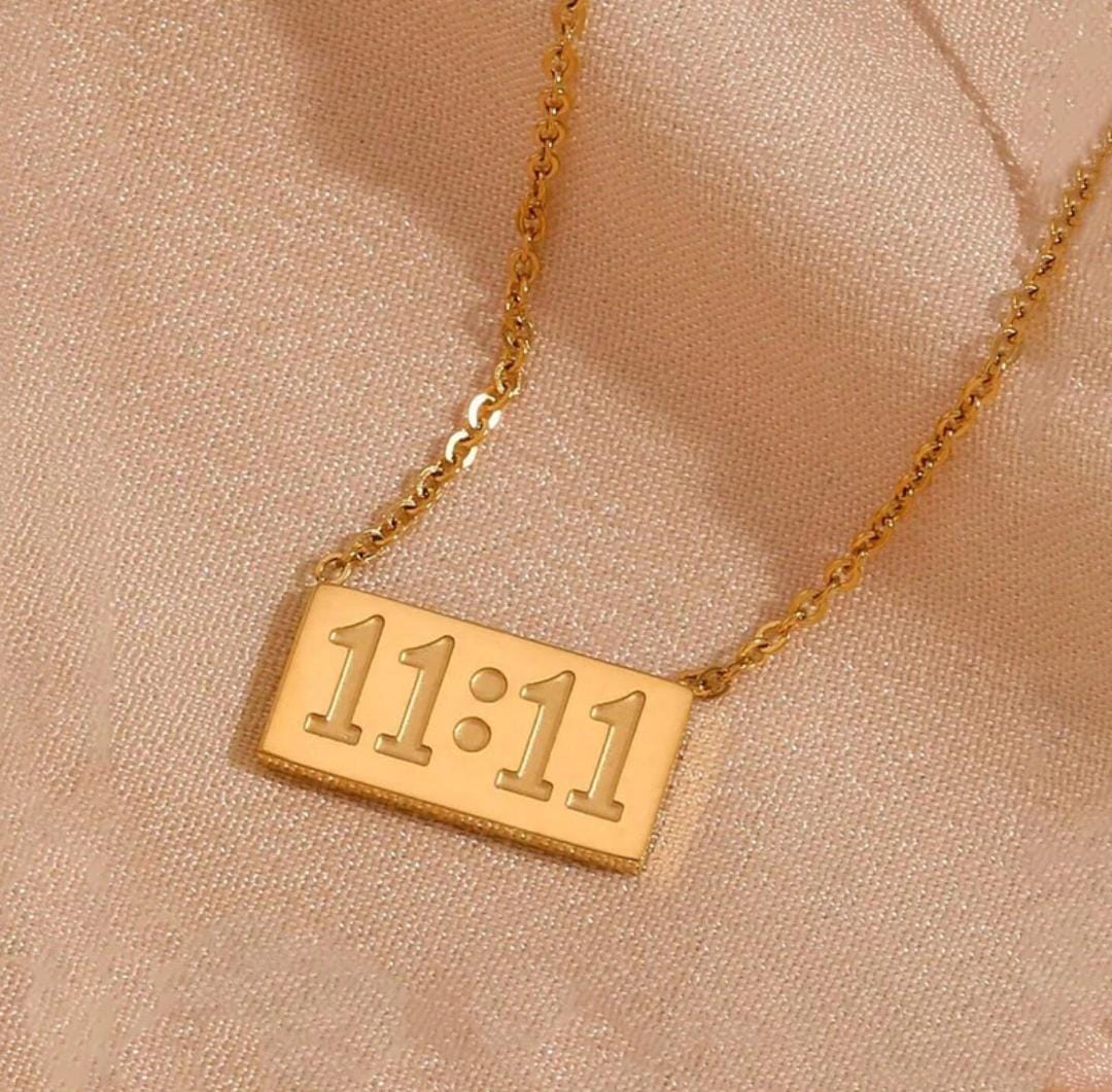 Gold 11:11 Necklace