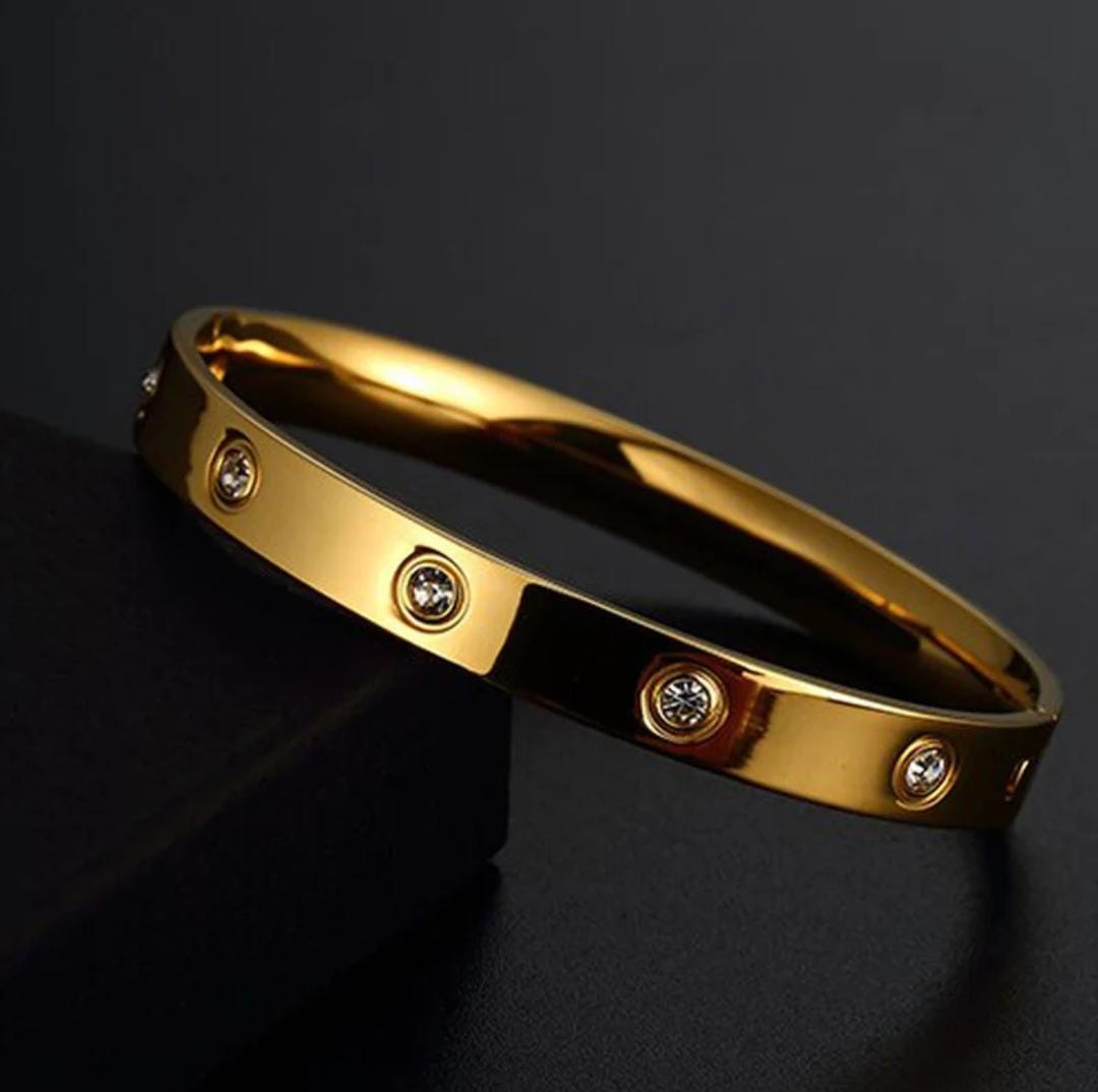 Gold Plated Crystal Bracelet