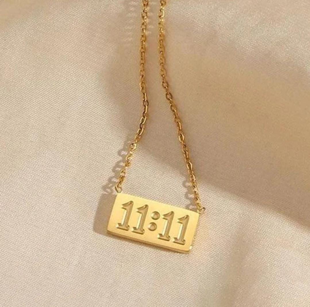 Gold 11:11 Necklace