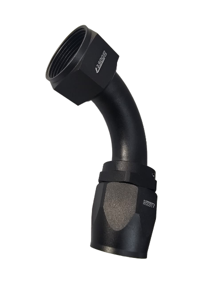 BOOST-20 AN AN 20 90 Degree Swivel Hose End Fitting Adapter Aluminum Alloy Black