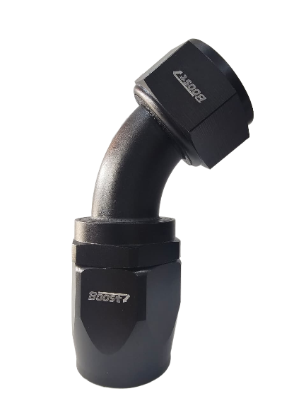 BOOST 20AN 45 Degree Black Swivel Seal Hose End Fitting