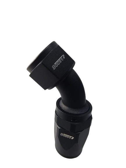 BOOST 16AN 45 Degree Black Swivel Seal Hose End Fitting