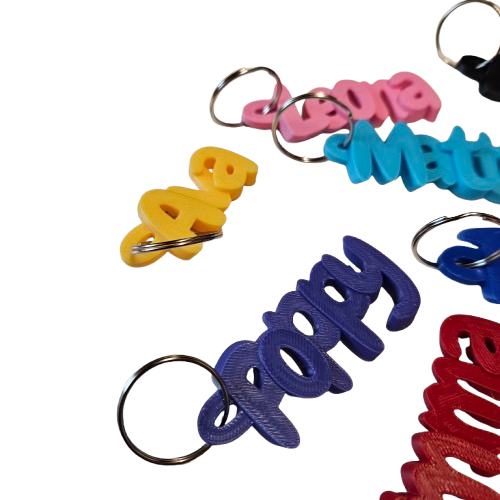 Personalized Name Keychains, Custom Name Keyrings,  