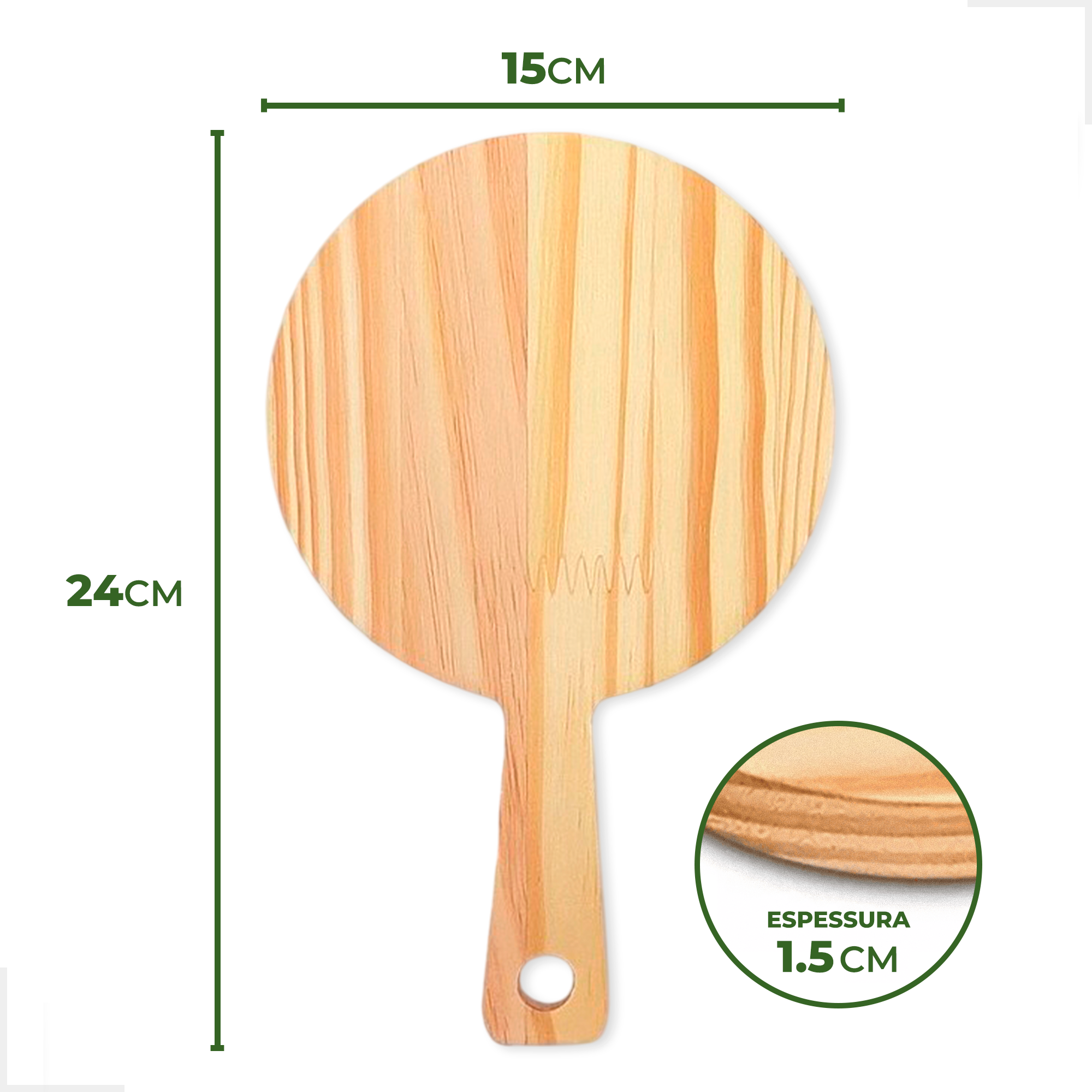 Mini Tábua de Pizza