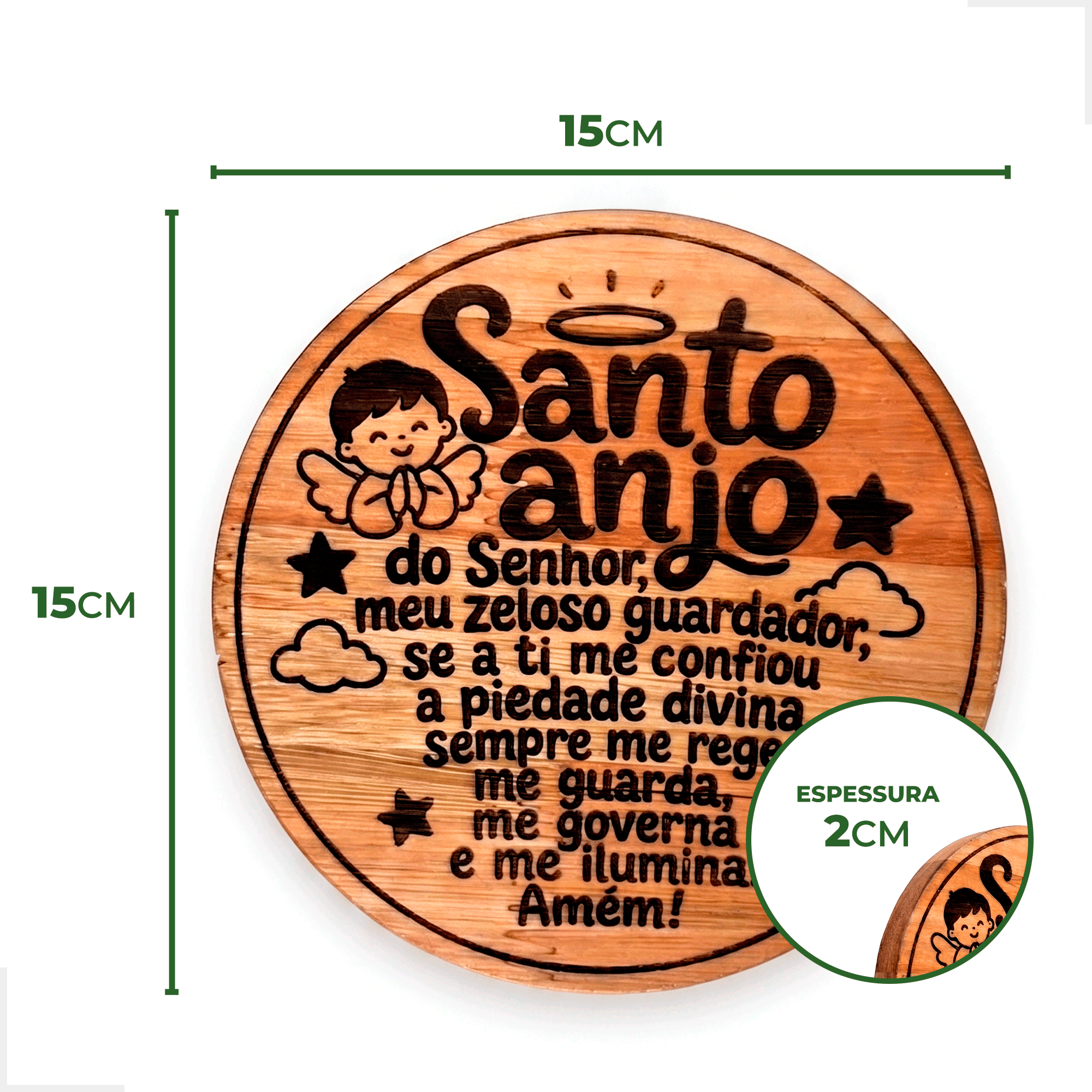 Santo Anjo 15 cm (1867)