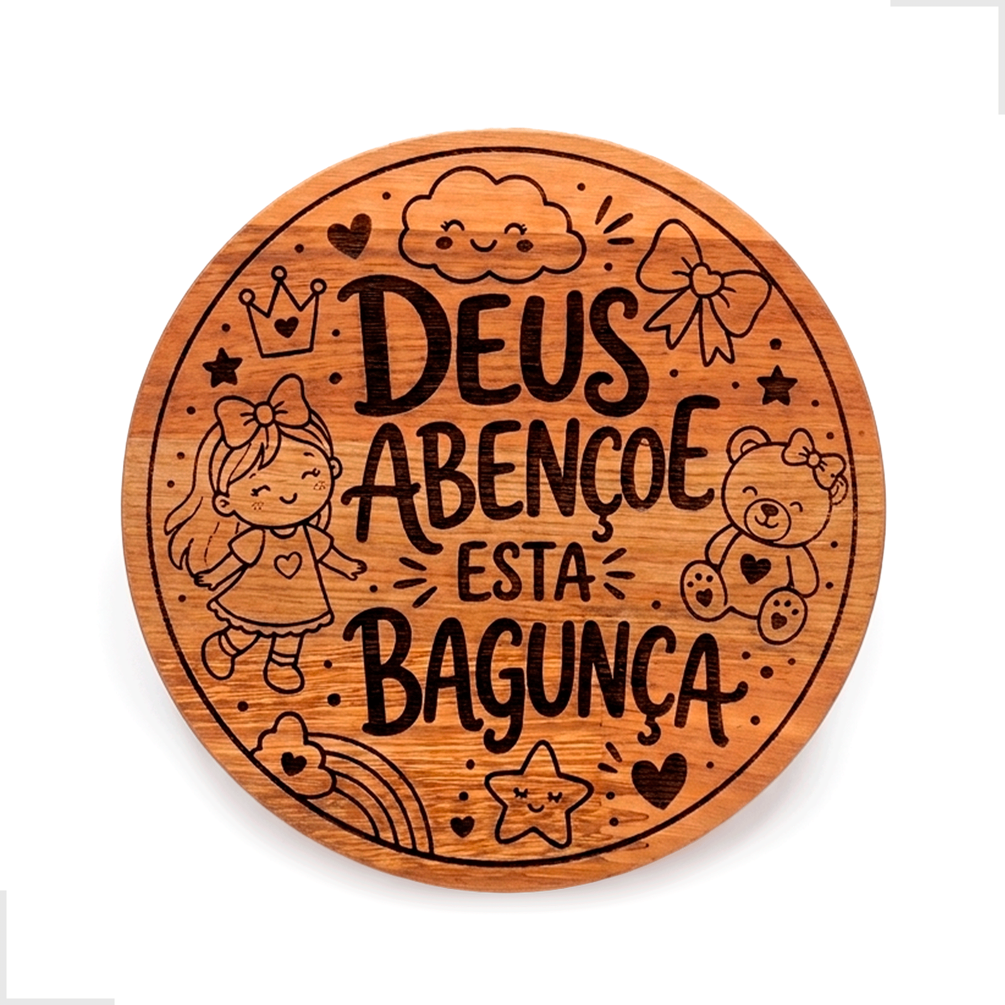 Deus abençoe esta bagunça MeninA 15 cm (1871)