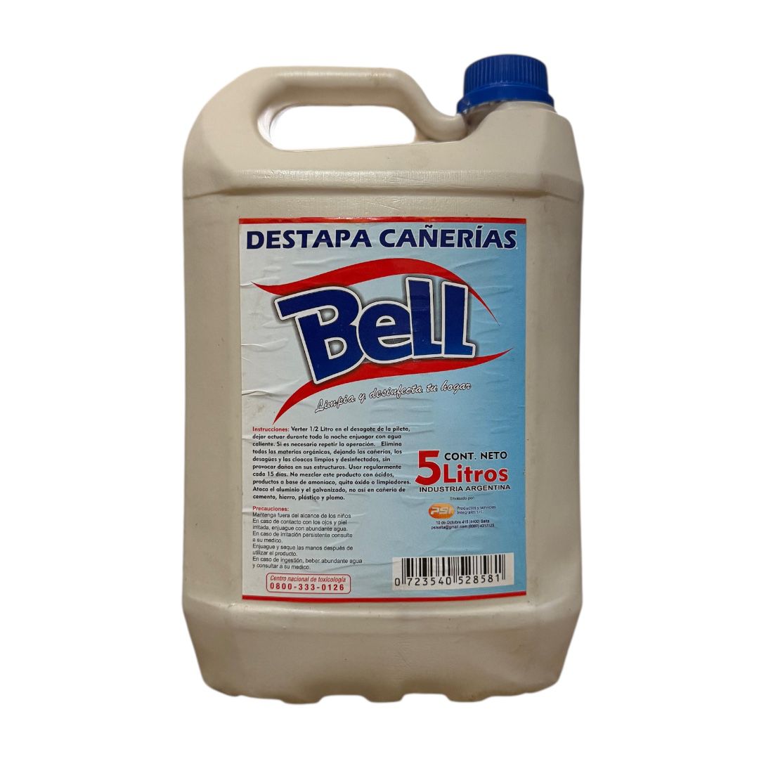 Destapa cañerías Bell 5L