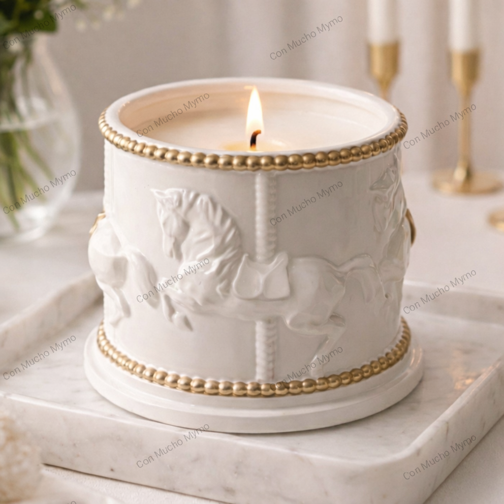Vela decorativa carrusel
