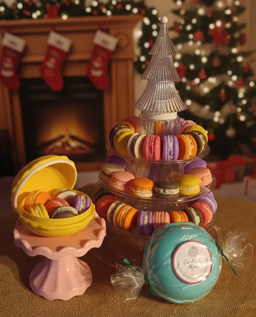 Pack 3  Wax Mells Macarons surtidos