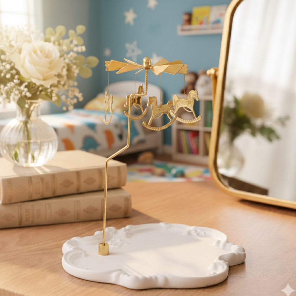 Carrusel Decorativo de Mesa