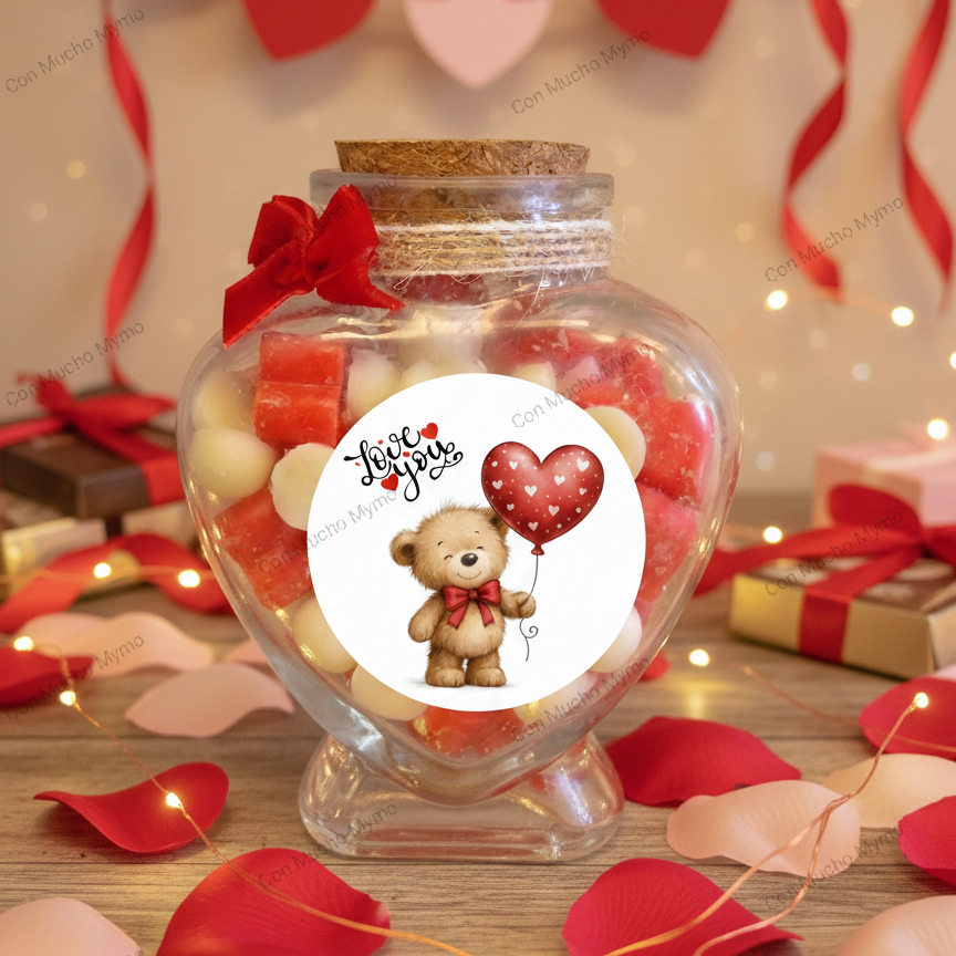 Wax Mells de aroma en tarro corazón "Love Seduction"