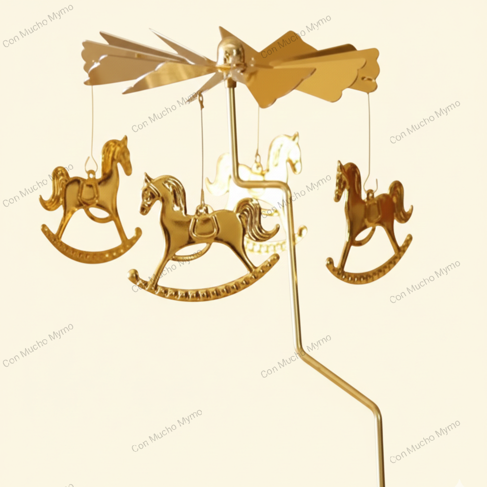 Carrusel Decorativo de Mesa