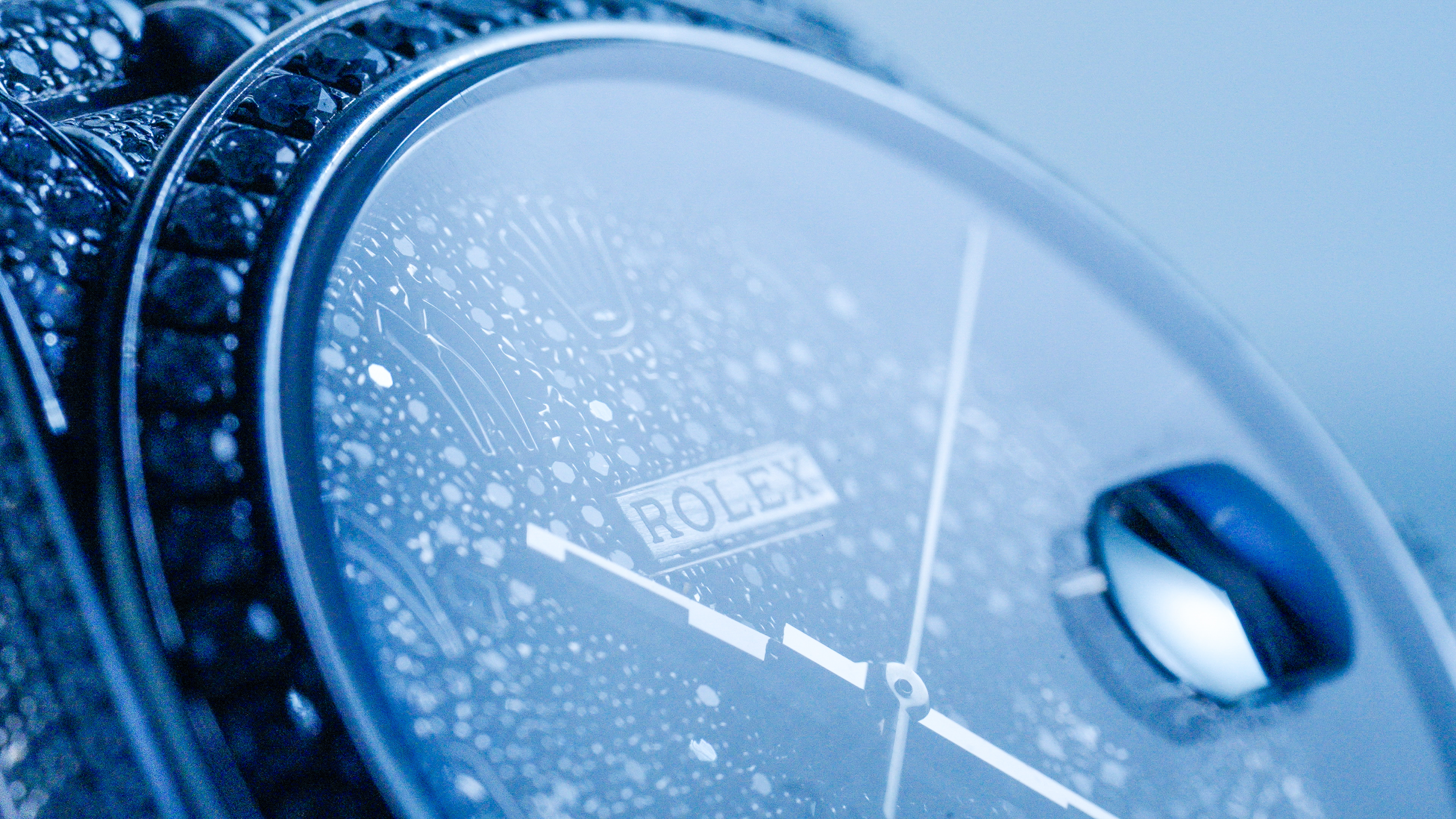 Rolex Datejust Iced Out Custom Arabic Dial