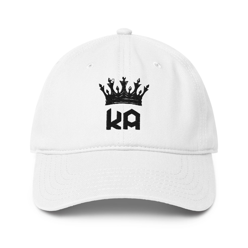 White Crown Embroidered Cap