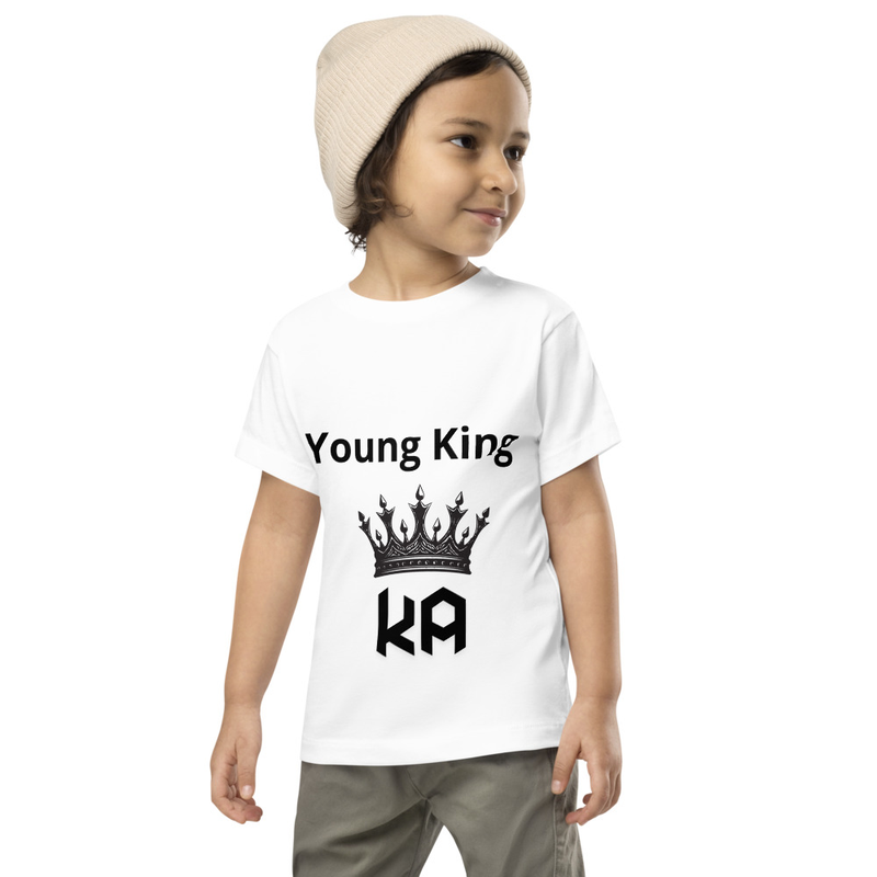 Toddler Short Sleeve Tee Young King