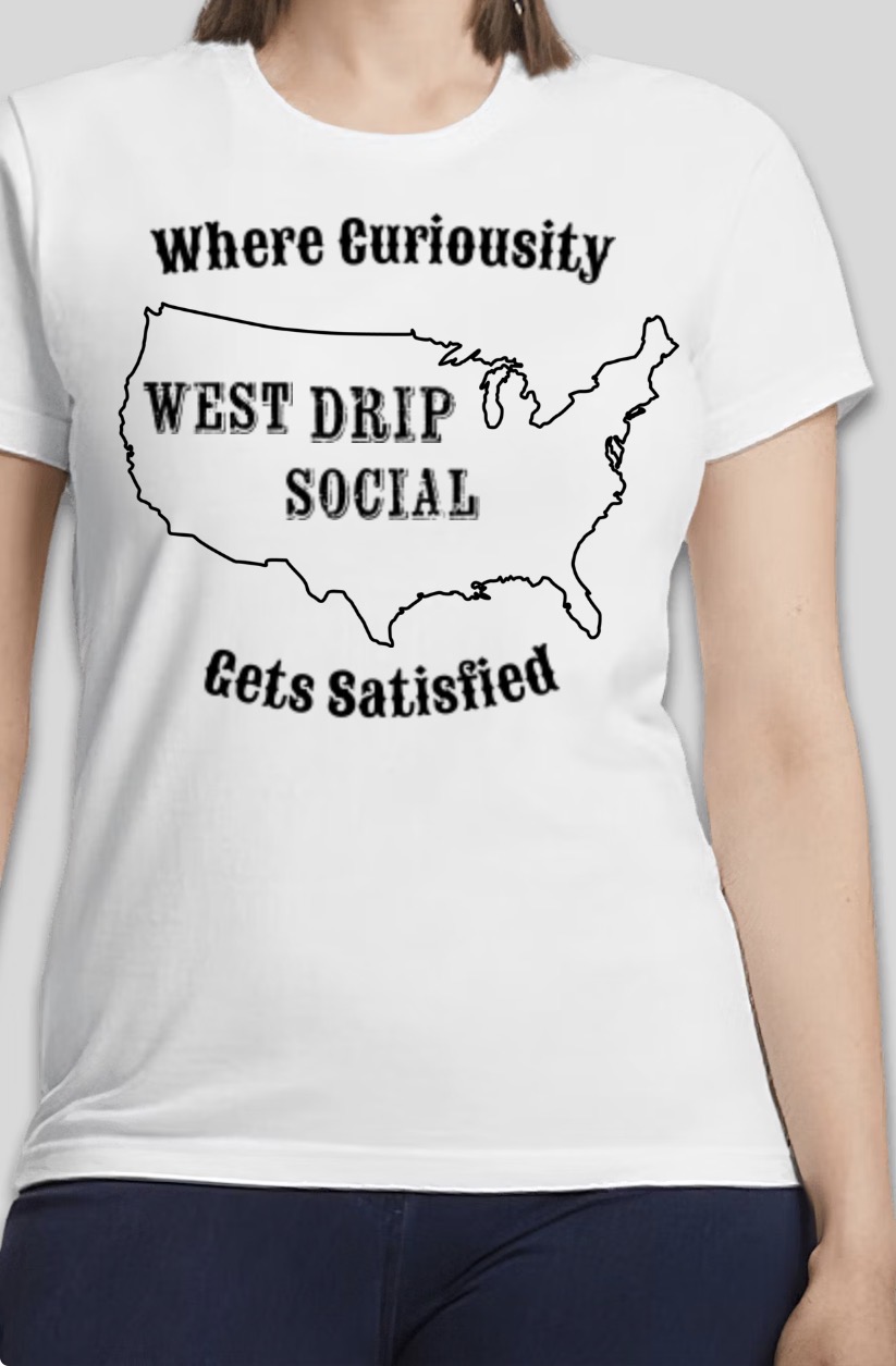 Women’s White Short Sleeve West Drip Social T-Shirt
