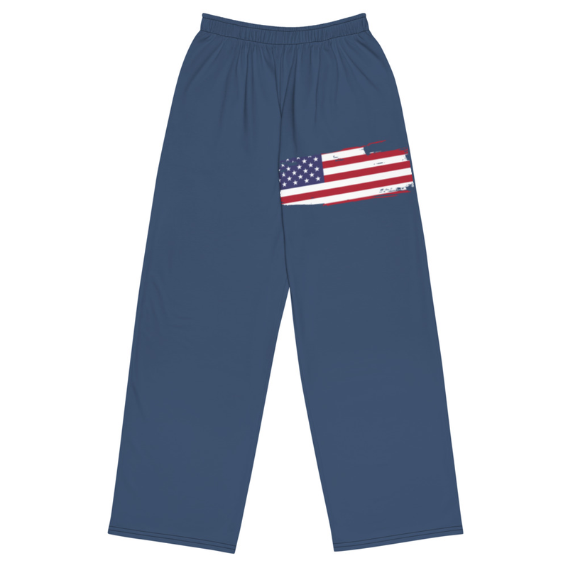 All-over print unisex wide-leg pants