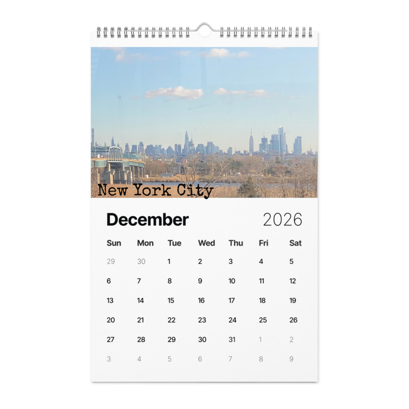 West Drip Social Wall calendar (2026)