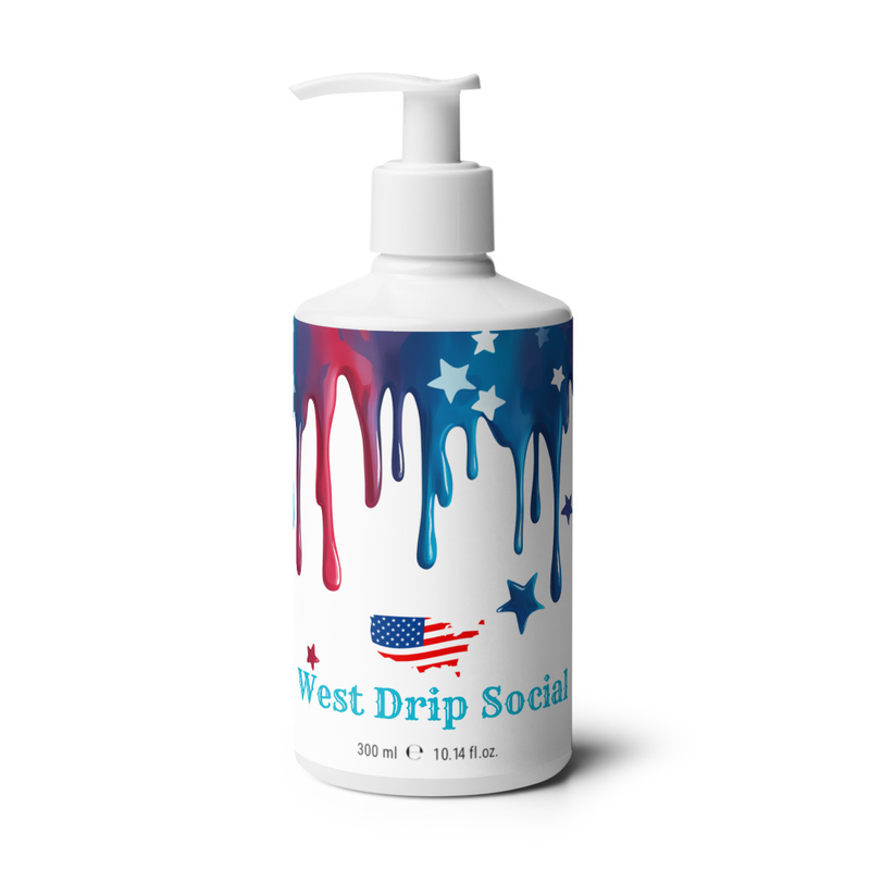 West Drip Social Floral hand & body wash