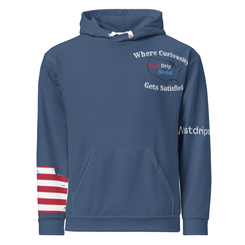 West Drip Social Unisex cotton hoodie