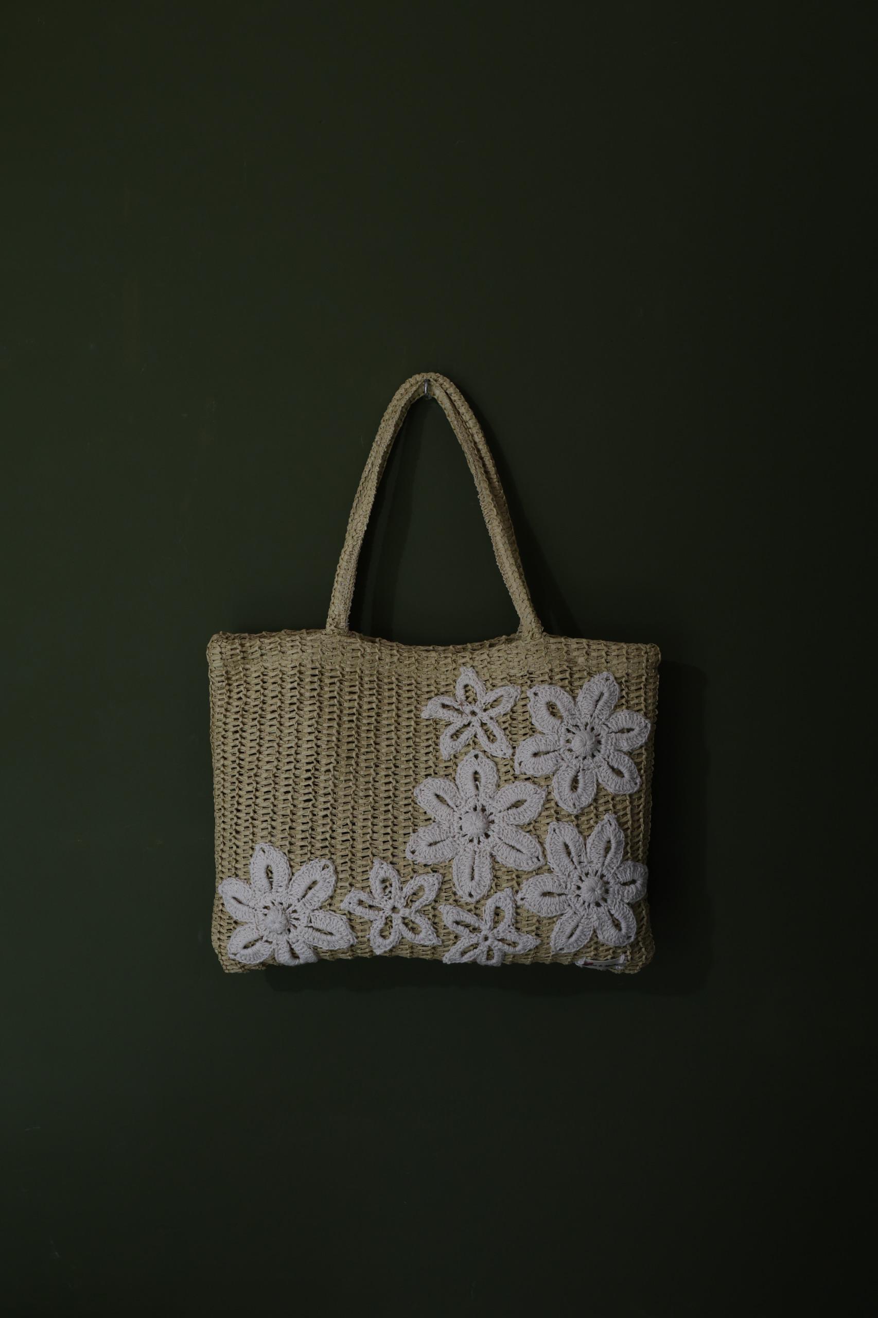 Handmade Straw Tote Bag
