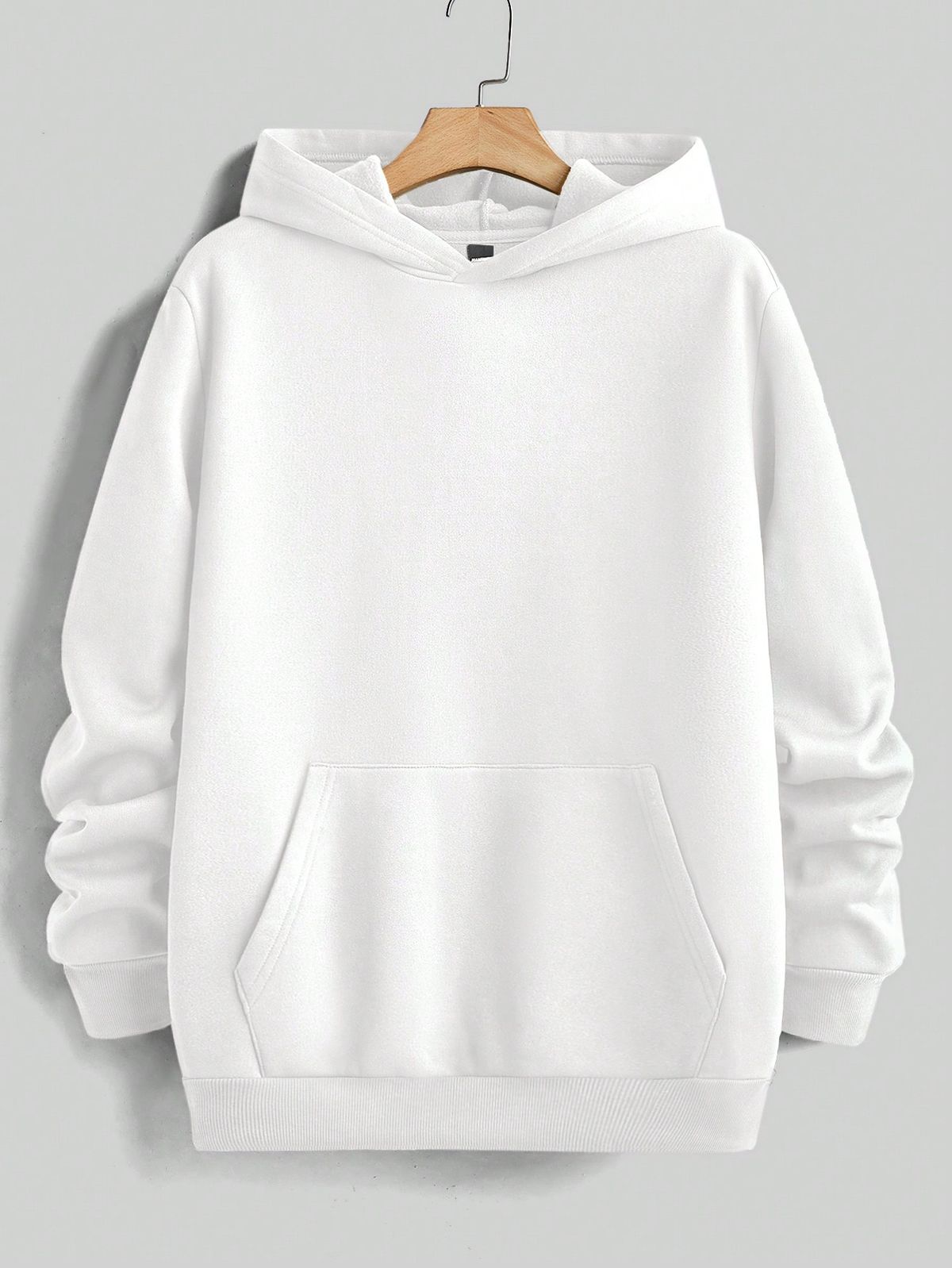 Bold White Hoodie