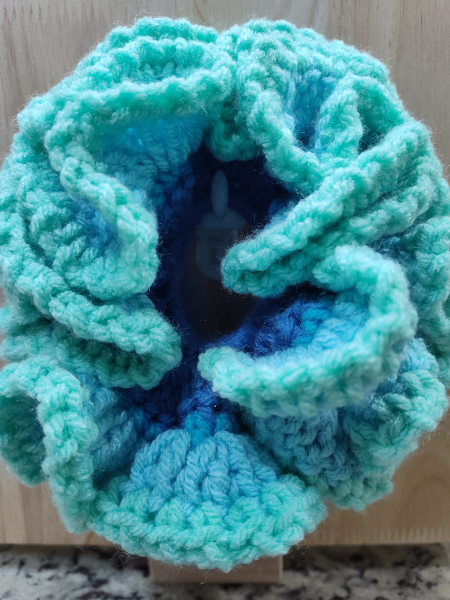 "14 Nites"  Puffy Ruff Scrunchie