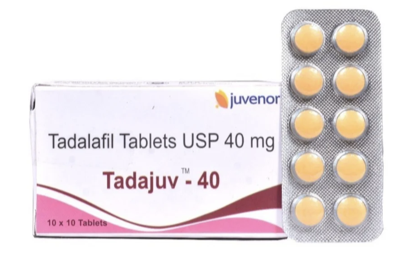 Tadajuv 40mg Tadalafil Tablet (10x10 Tablets)