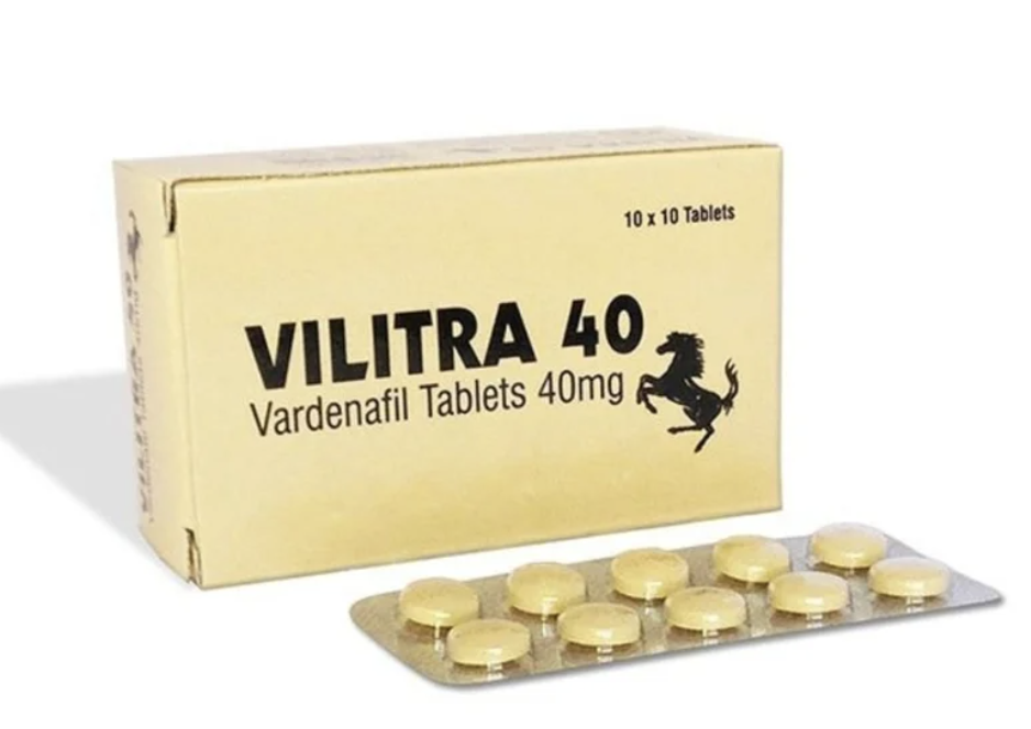 VILITRA 40 - Vardenafil Tablets (10X10 Tablets)