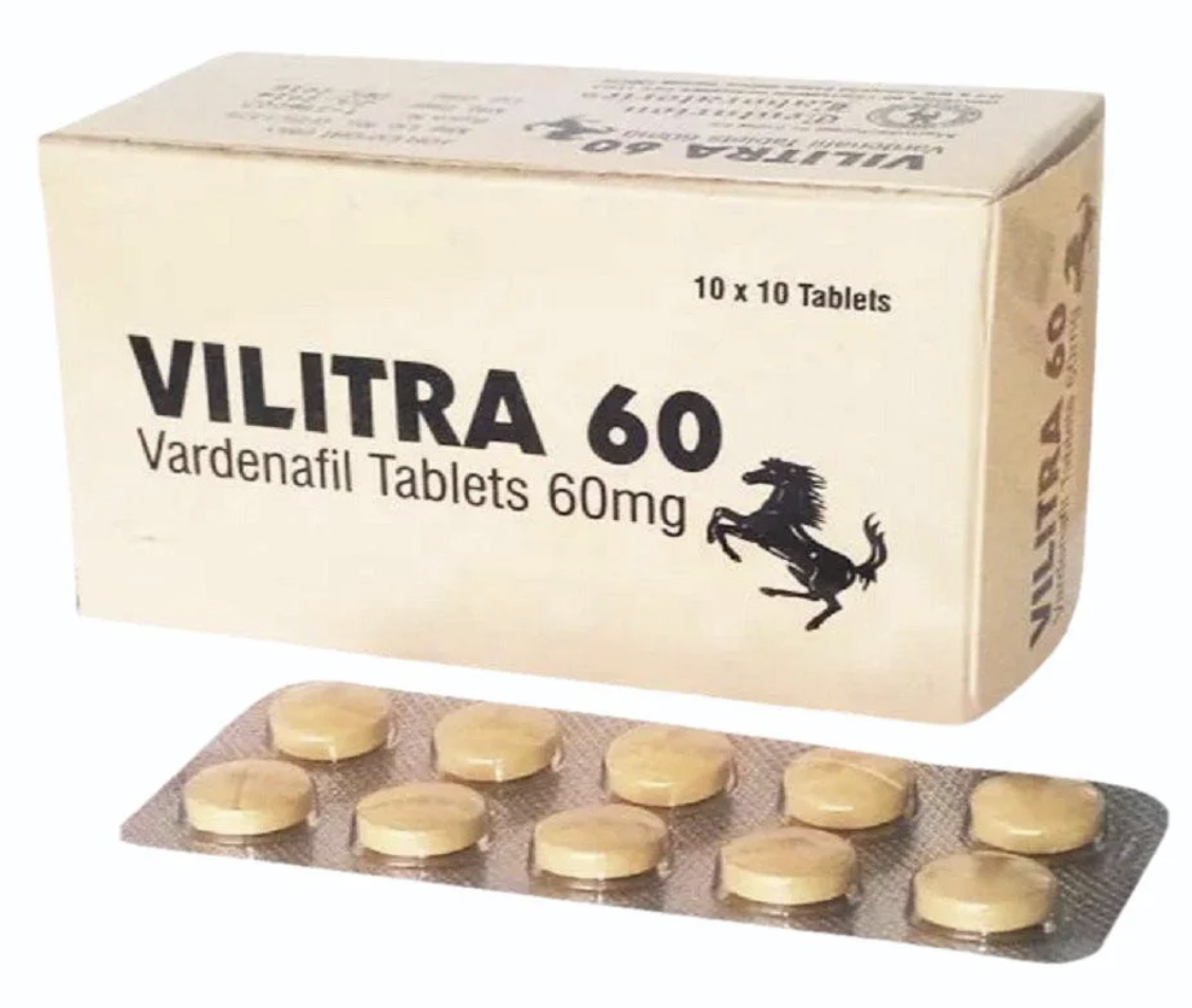 VILITRA 60 - Vardenafil Tablets (10X10 Tablets)