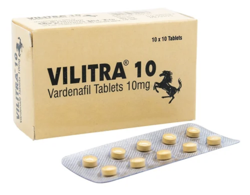 Vilitra 10 Vardenafil Tablets (10 x 10 Tablets)