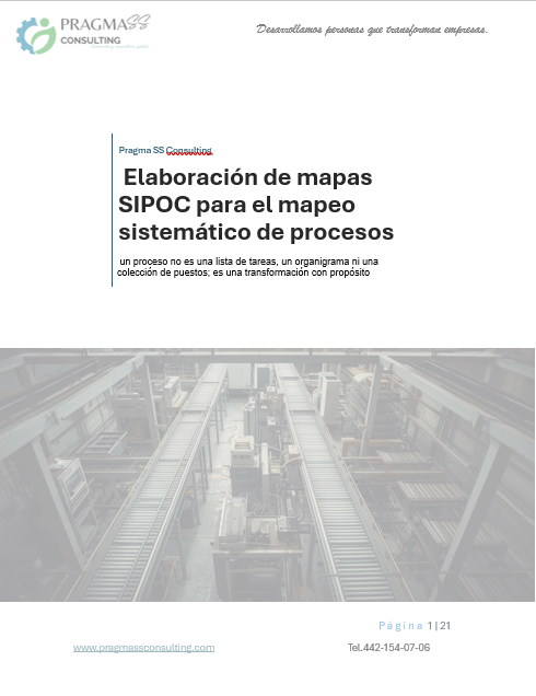 Elaboración de mapas SIPOC para el mapeo sistemático de procesos 