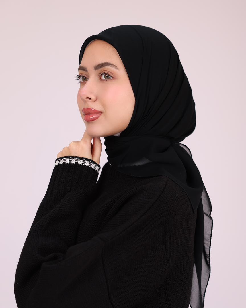 Turkish Triangle Chiffon Hijab 90*90