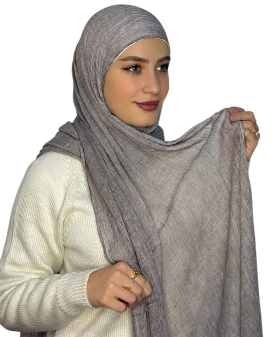 Kuwaity Modal Hijab Coffee Rose (Mwashah)