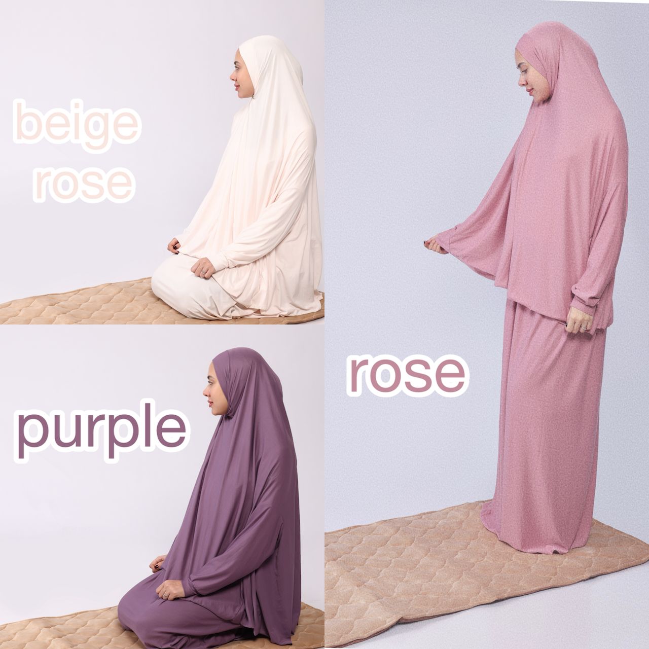 Plain Cotton Prayer Set 2pcs