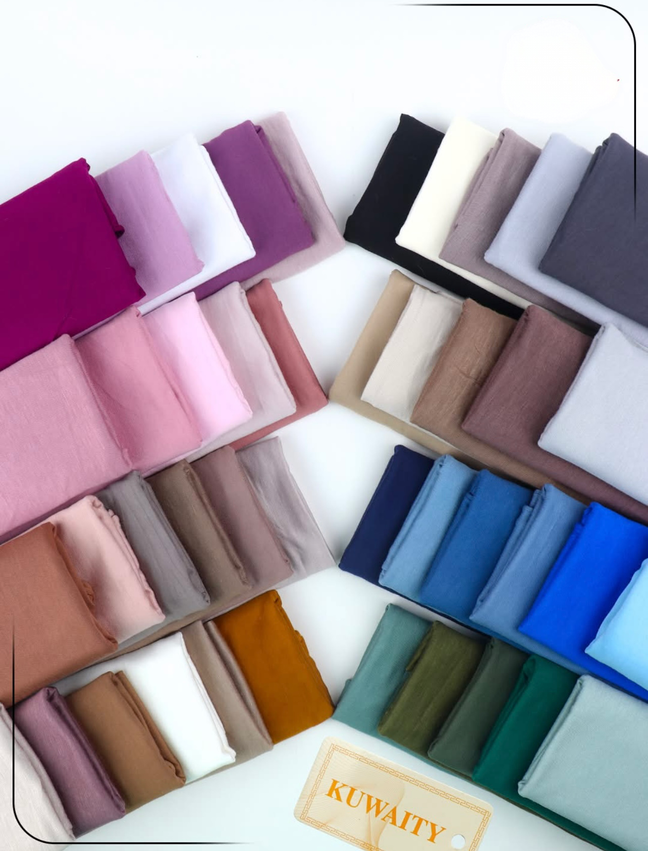 Upgraded Kuwaity Cotton Hijabs.(Softer)