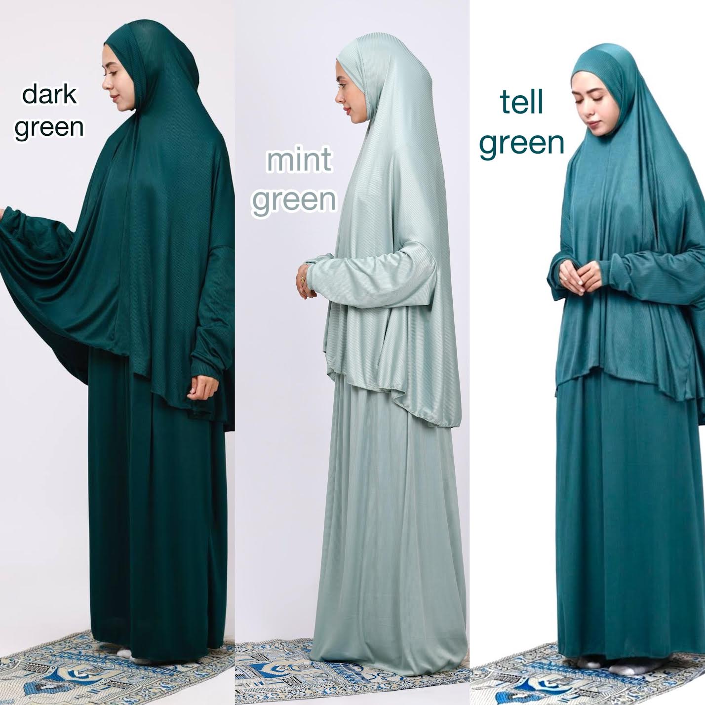 Ribbed Prayer Set 2pcs 