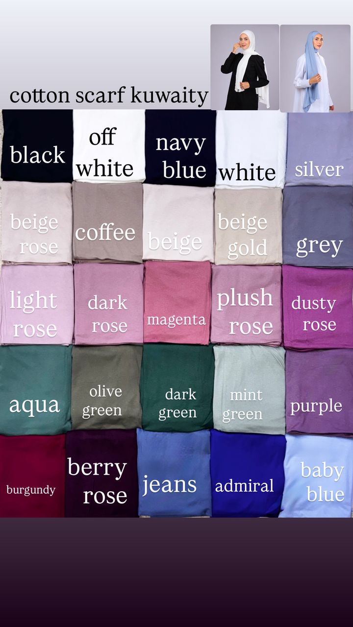 Kuwaity Cotton Hijab