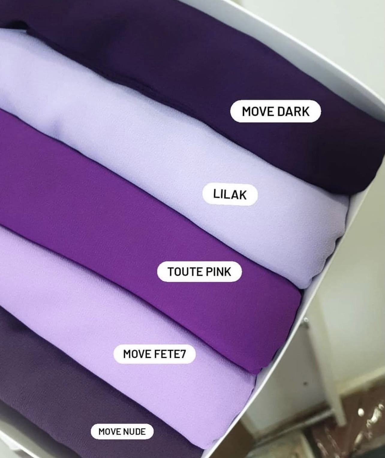 Soft Emirates Crepe Hijabs