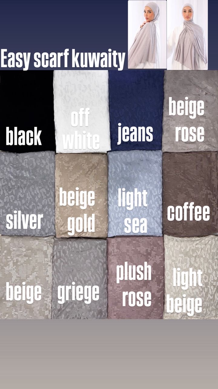 Easy Kuwaity Jakar Scarf 