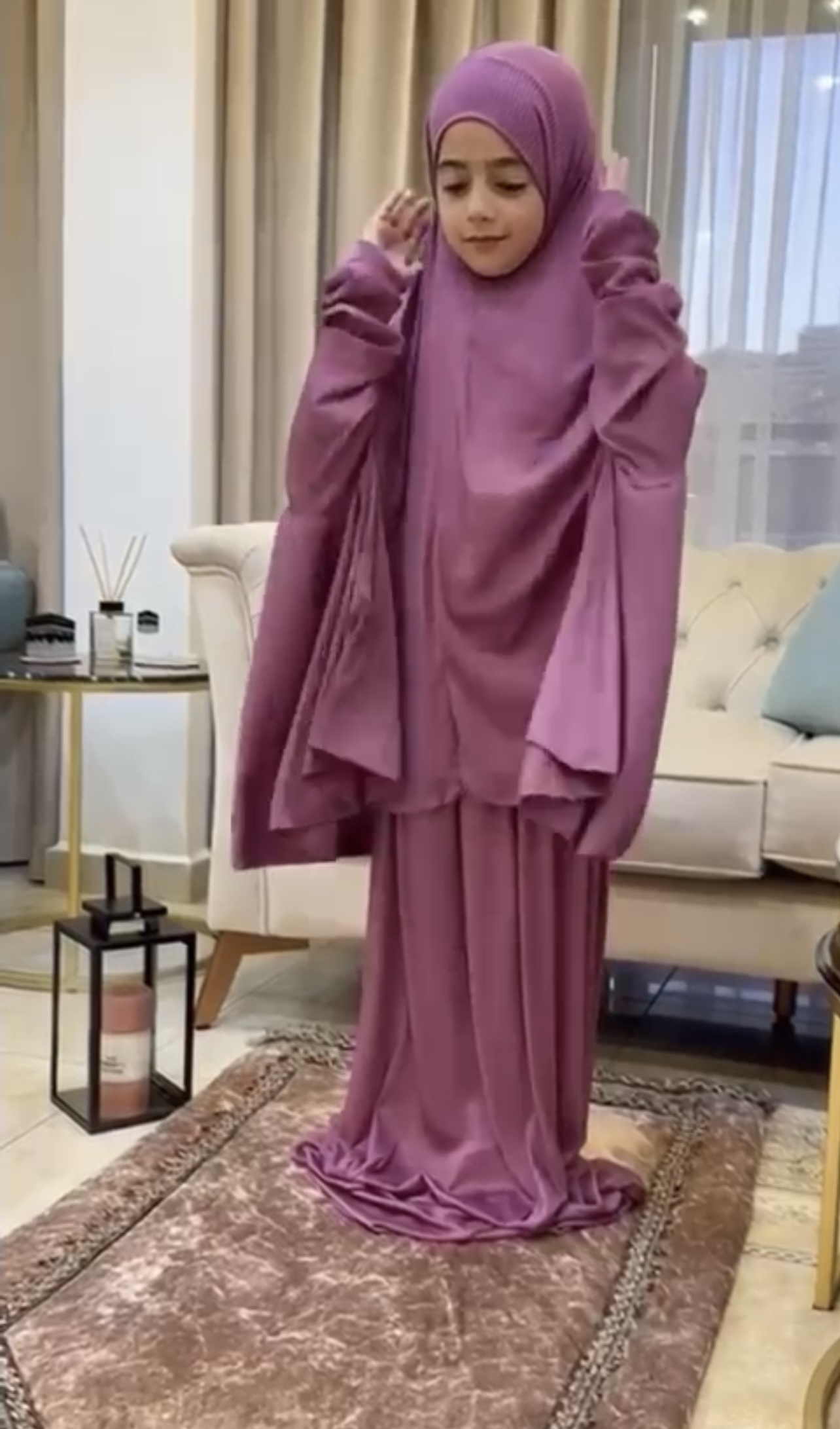 Ribbed Prayer Set 2pcs For Kids