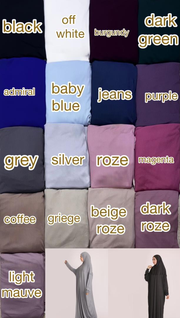 Ribbed Prayer Set One Piece