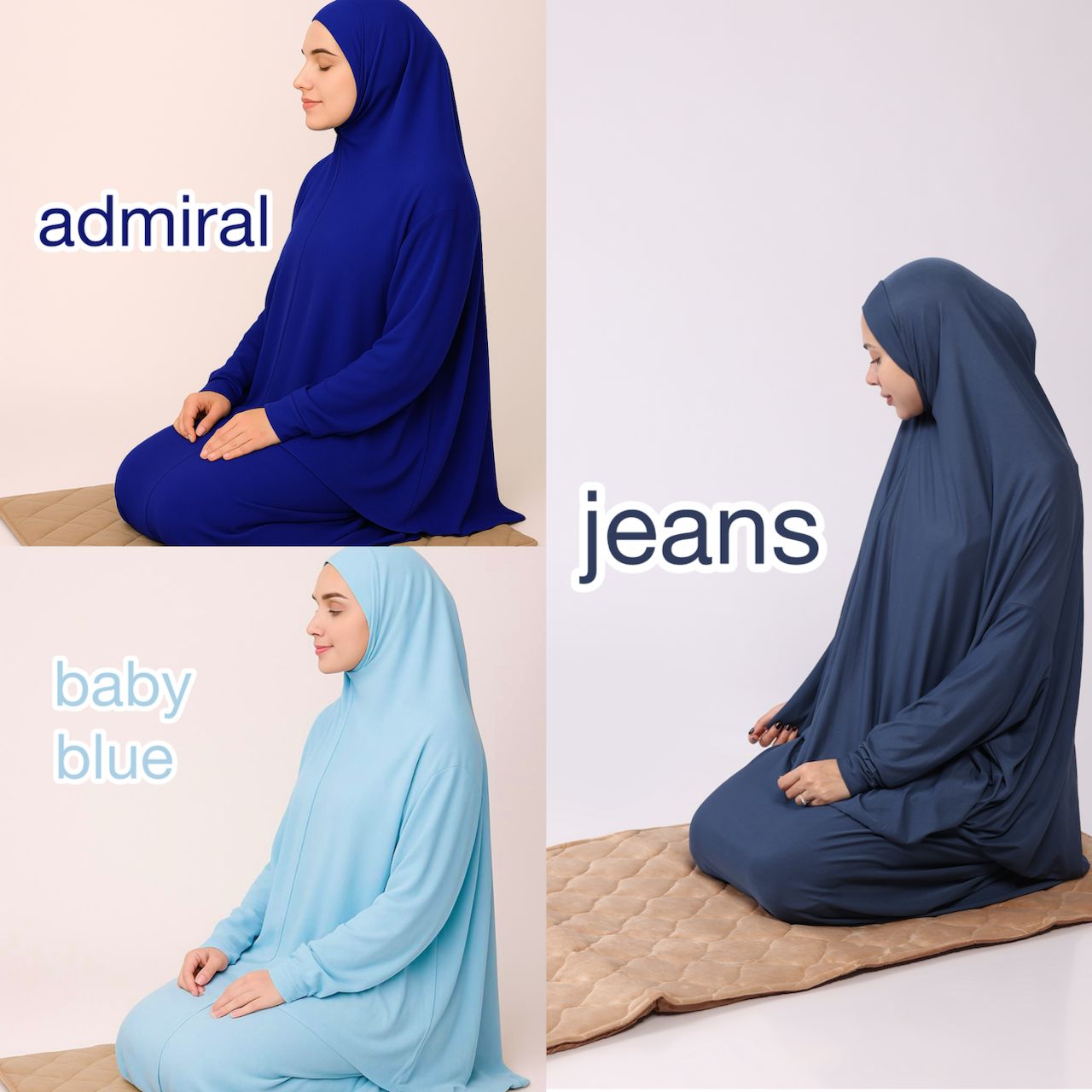 Plain Cotton Prayer Set 2pcs