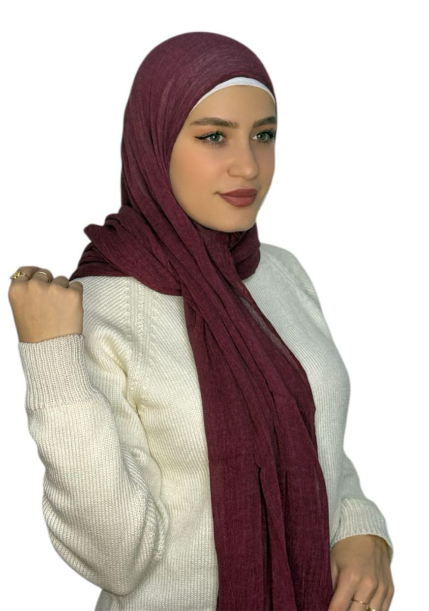Kuwaity Modal Hijab Bordo  (Mwashah)