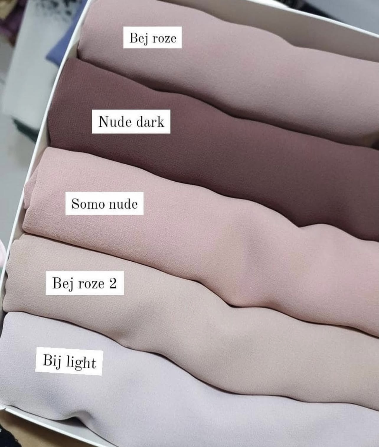 Soft Emirates Crepe Hijabs