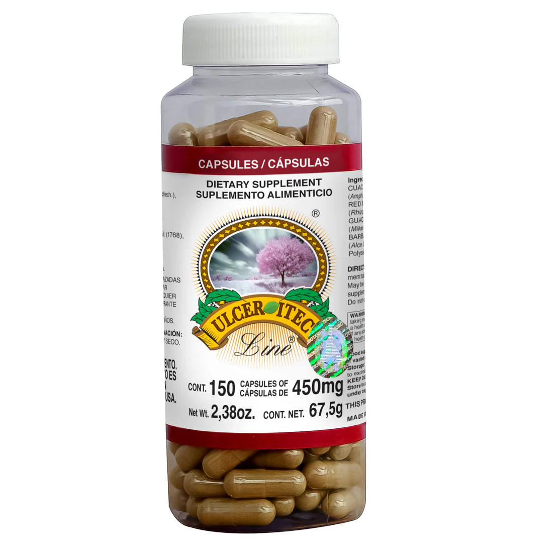 ULCERITEC LINE ® CORTEZA DE CUACHALALATE Y MANGLE ROJO