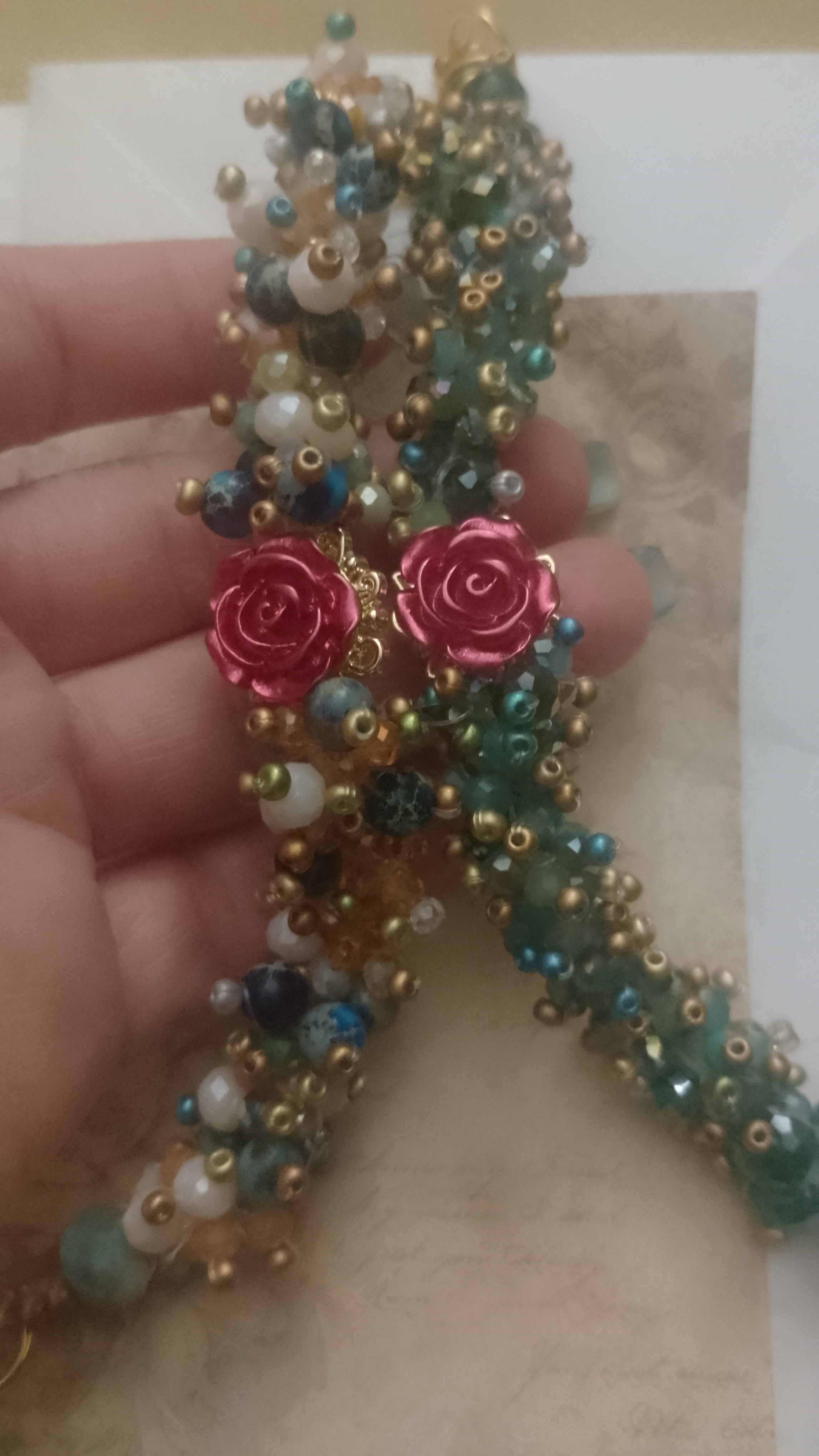Pulsera de piedras facetadas