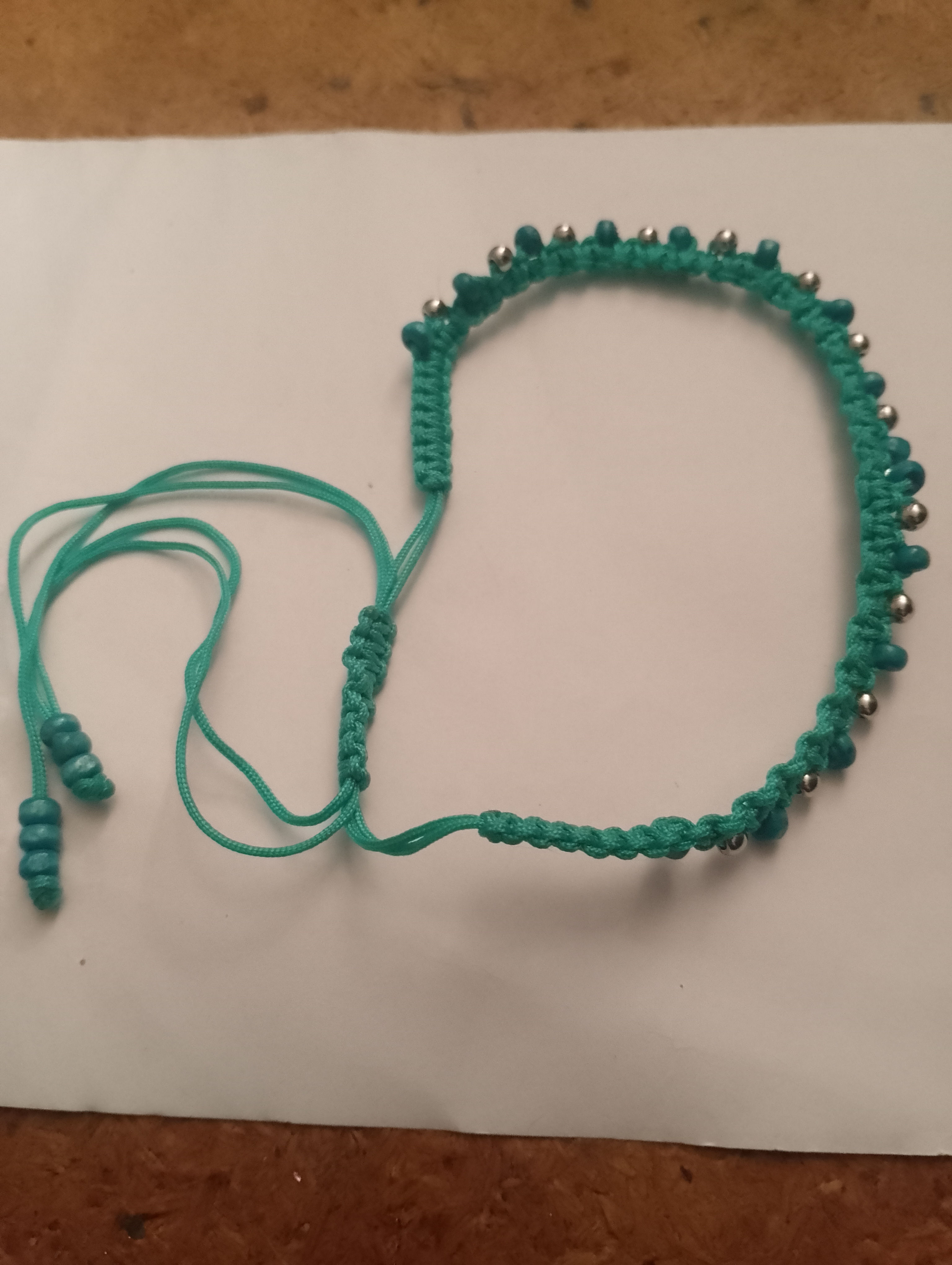 Tobilleras de colores y a juego pulsera