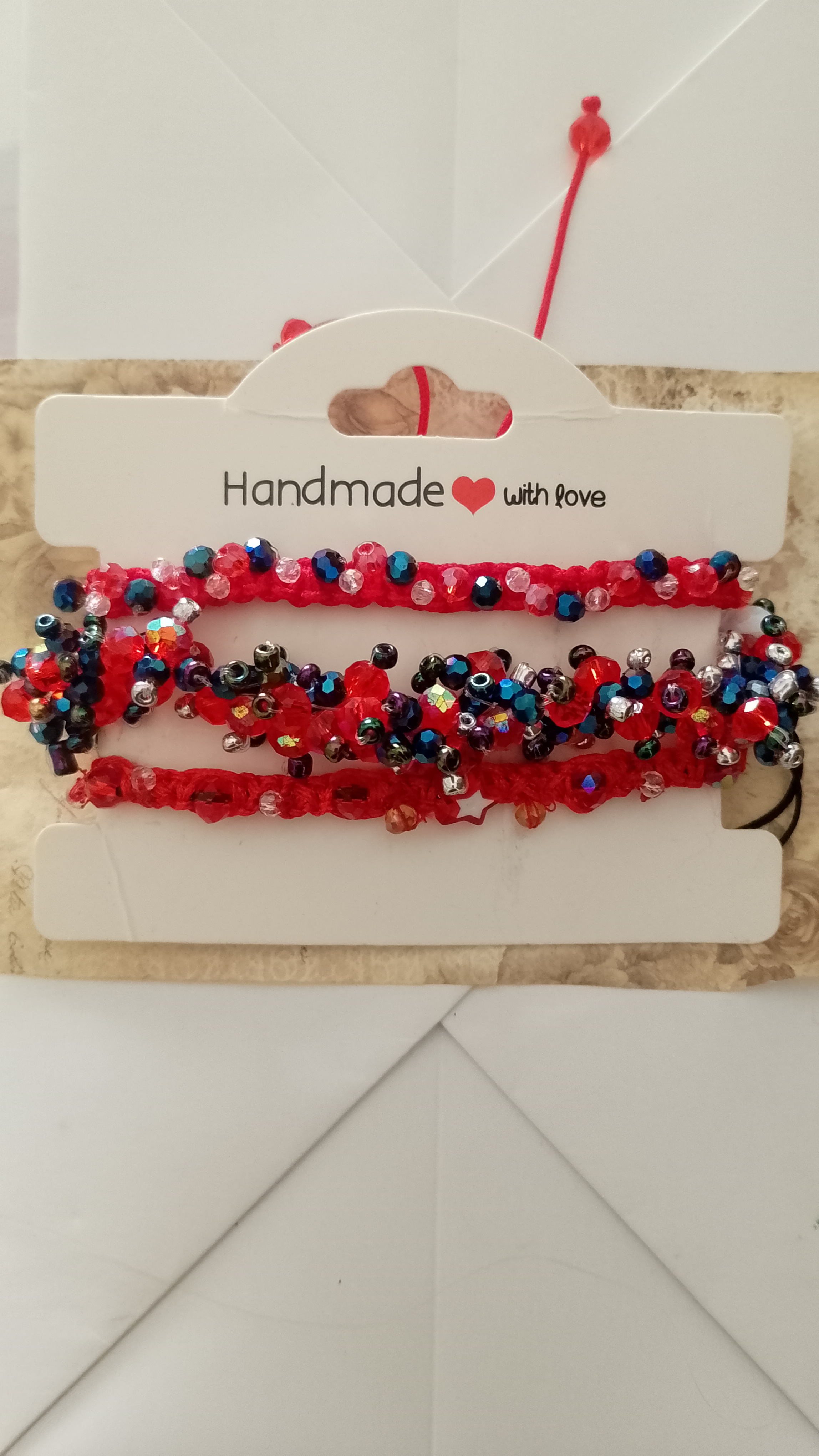 Pulseras artesanales de cuentas _-nuvo sét
