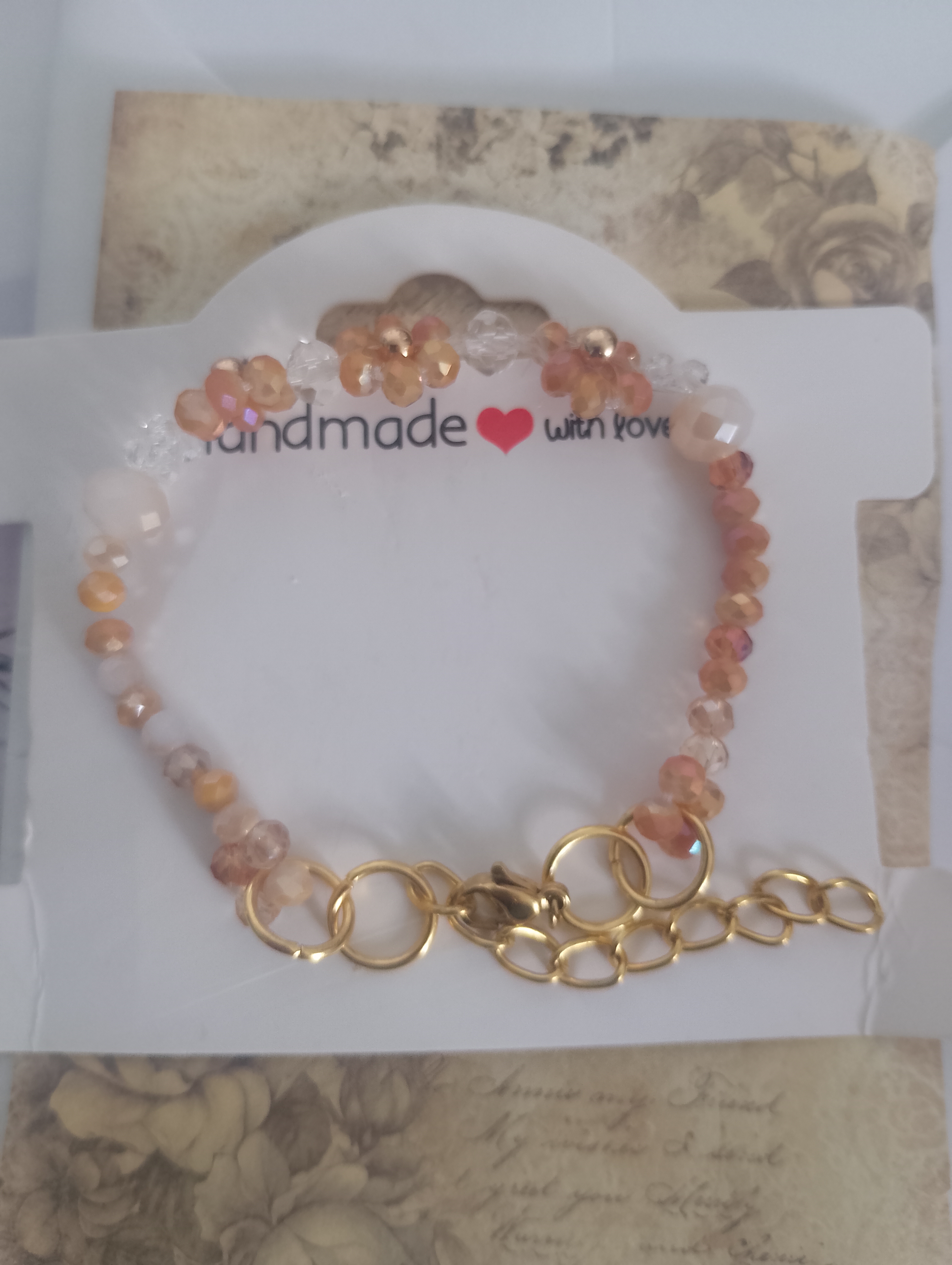 Pulseras de Cuentas Florales
